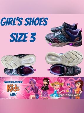 Skechers Kids' Heart Lights: Sweetheart Lights - Lovely Colors Girls Size 3